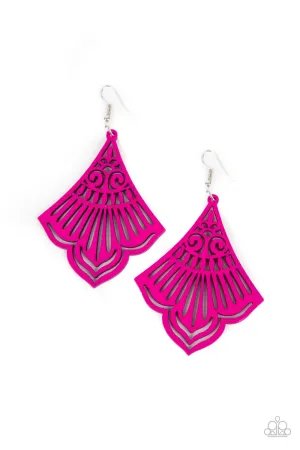 Eastern Escape - Pink Earring