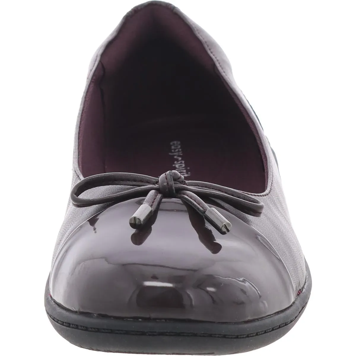 Easy Spirit Womens Gerdine 3 Patent Toe Cap Ballet Flats