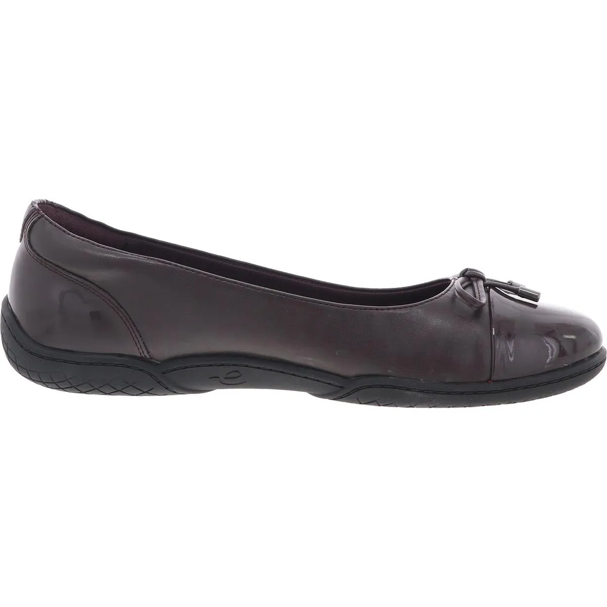 Easy Spirit Womens Gerdine 3 Patent Toe Cap Ballet Flats