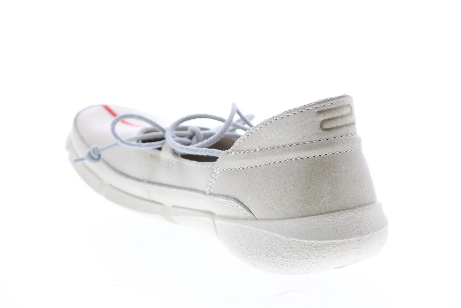 Ecco 2nd Nature Slip-On 10173-00117 Womens Beige Leather Lace Up Clogs Slippers Shoes