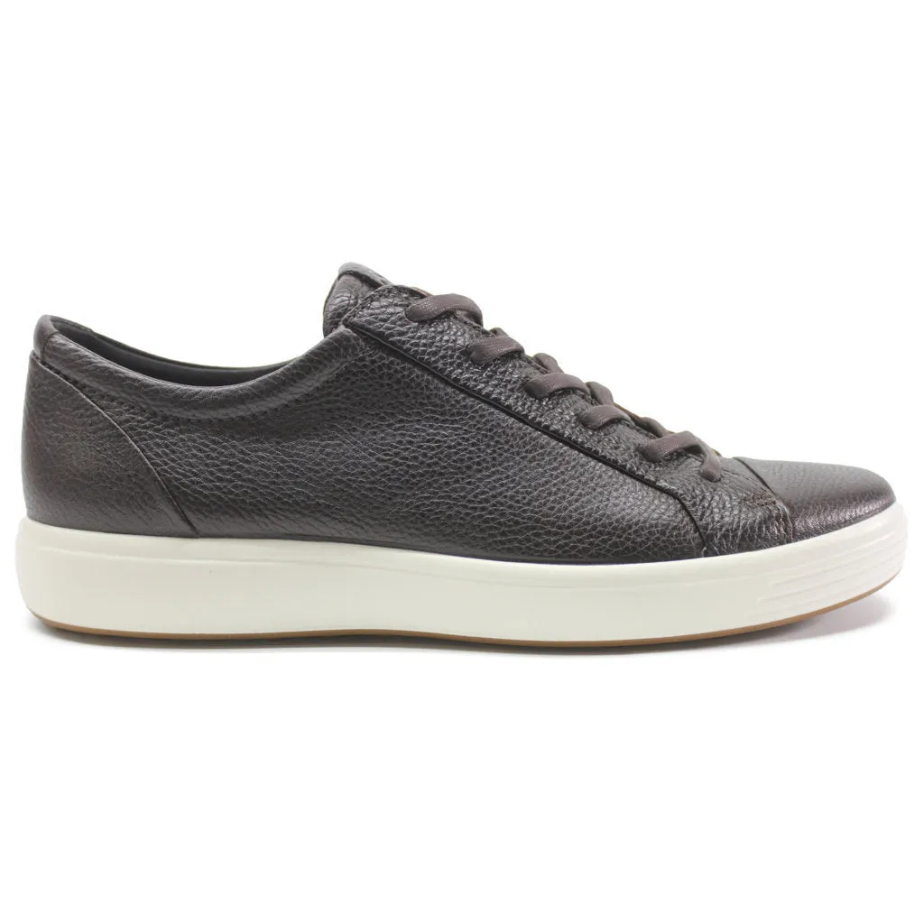 Ecco Soft 7 Full Grain Leather Men's Fashion Trainers