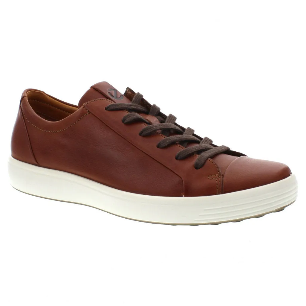 Ecco Soft 7 Full Grain Leather Men's Fashion Trainers