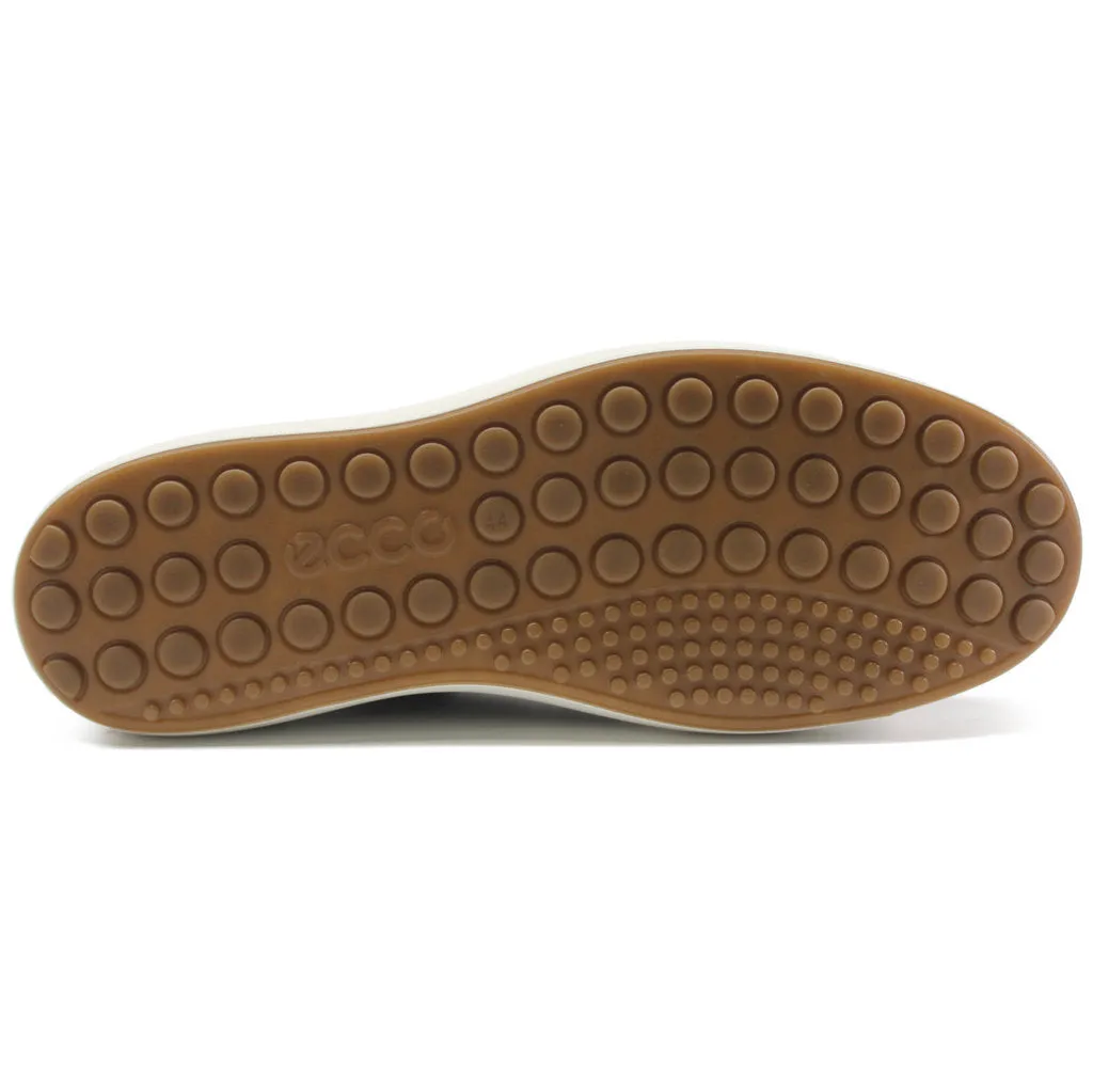 Ecco Soft 7 Full Grain Leather Men's Fashion Trainers