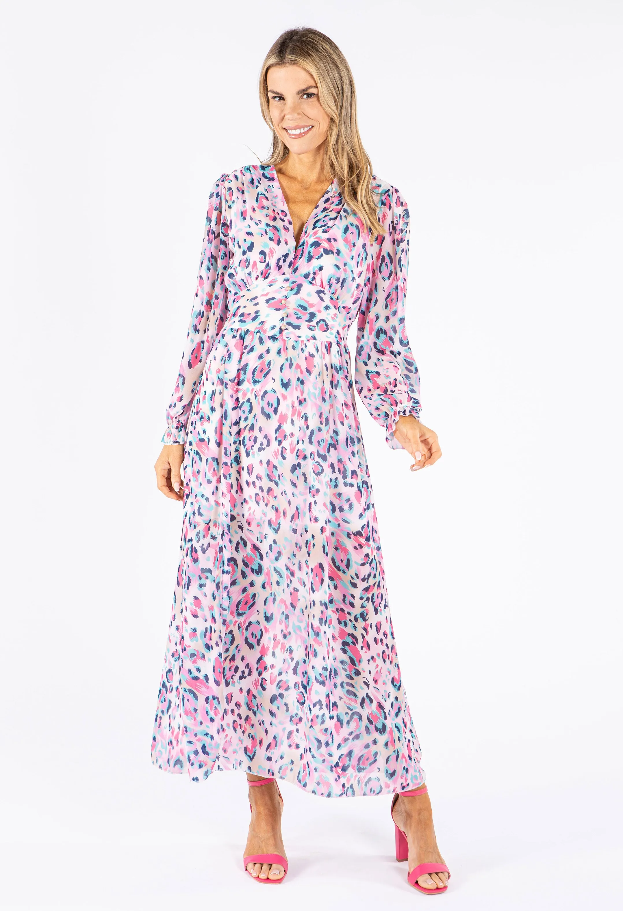 Elle Dress in Leo Print