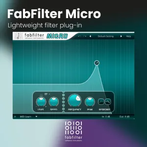 FabFilter Micro - Lightweight filter plug-in