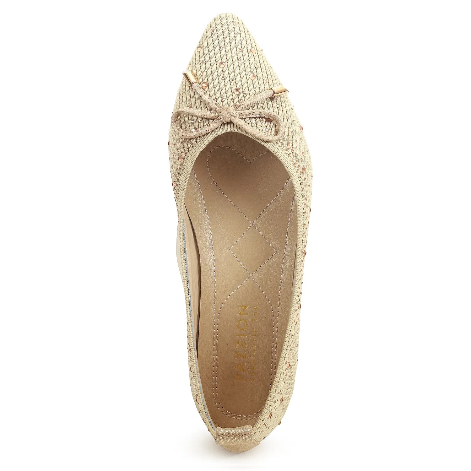 Flat Ballerina - Almond
