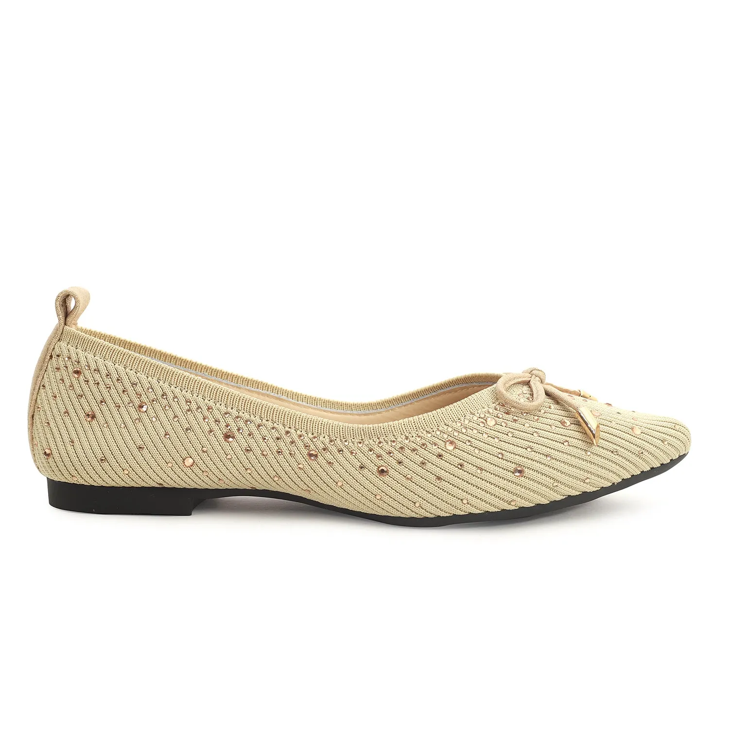 Flat Ballerina - Almond