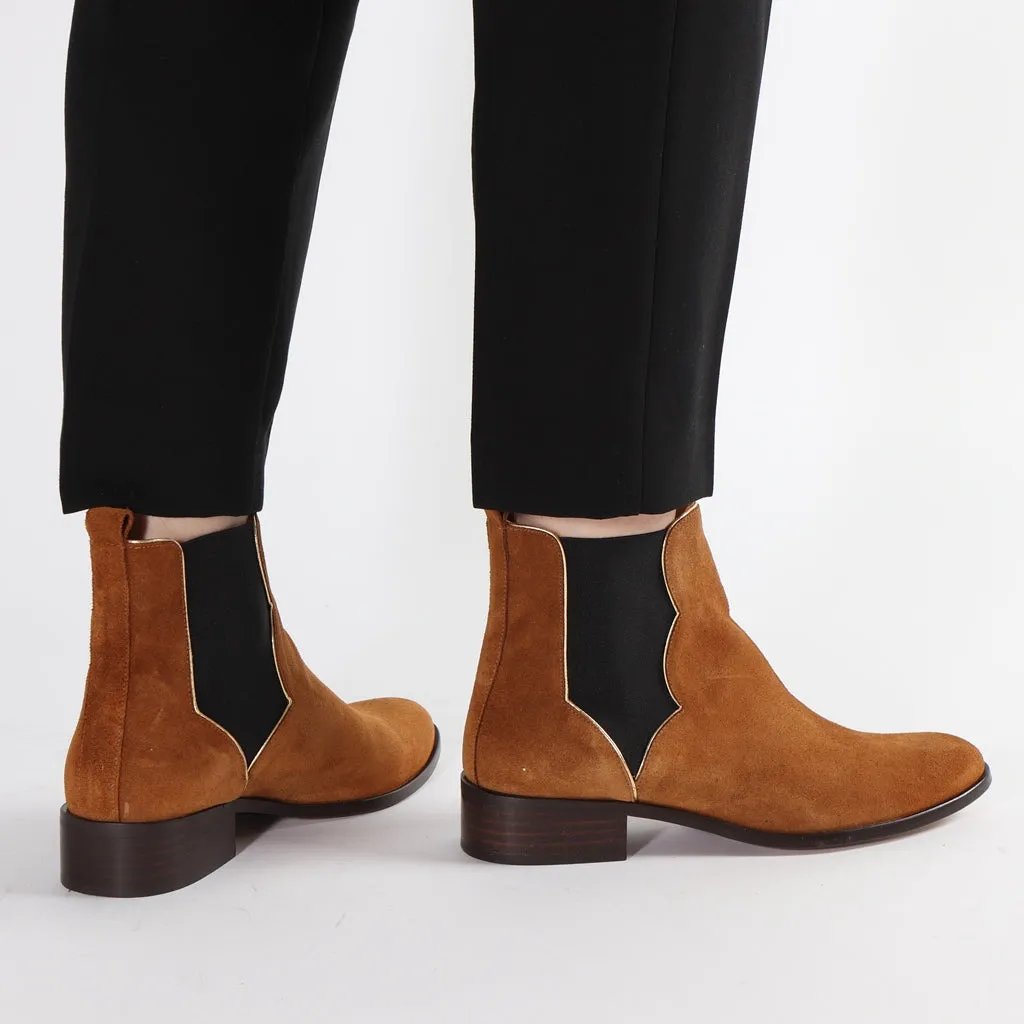 Freja Suede Cognac - last pairs 38, 39