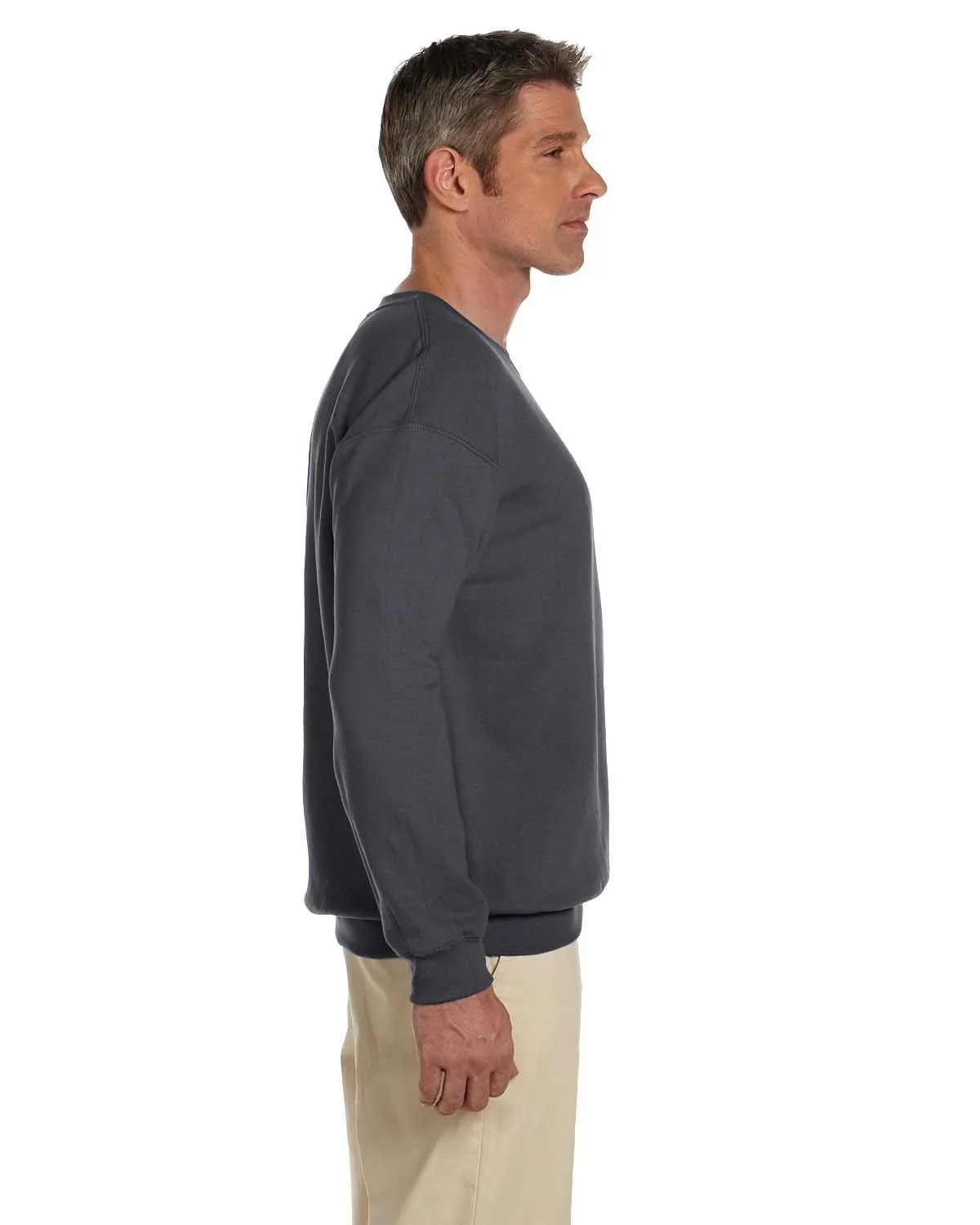 Gildan Lightweight 50/50 Crewneck Sweatshirt | Charcoal