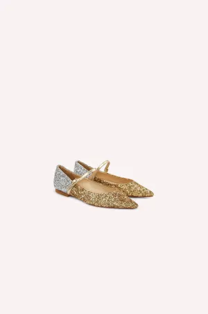 Glitter Ballet Flats