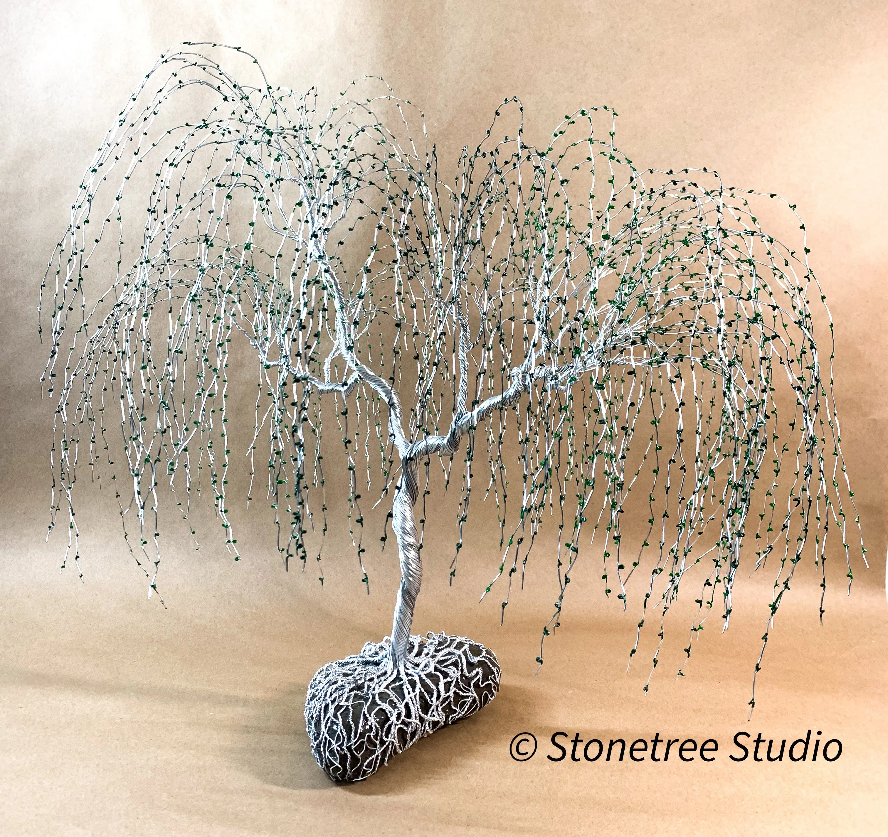 Green-Leaf Willow on Stone