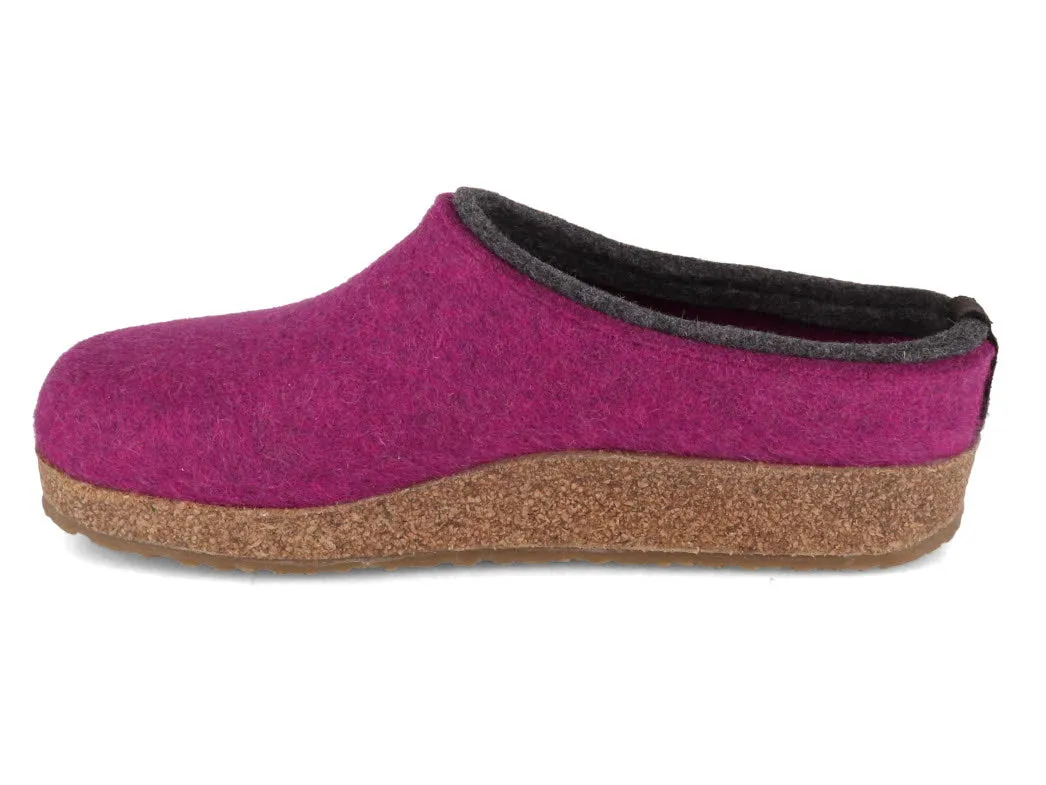 HAFLINGER Clog | Grizzly Kris, Mulberry