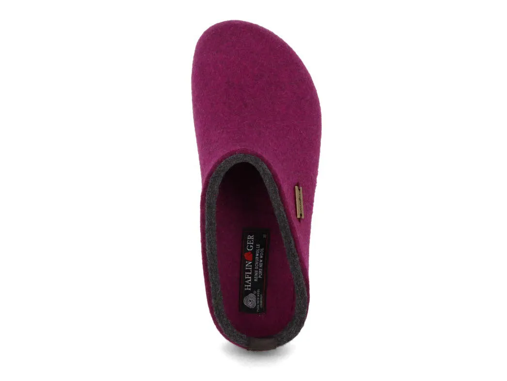 HAFLINGER Clog | Grizzly Kris, Mulberry