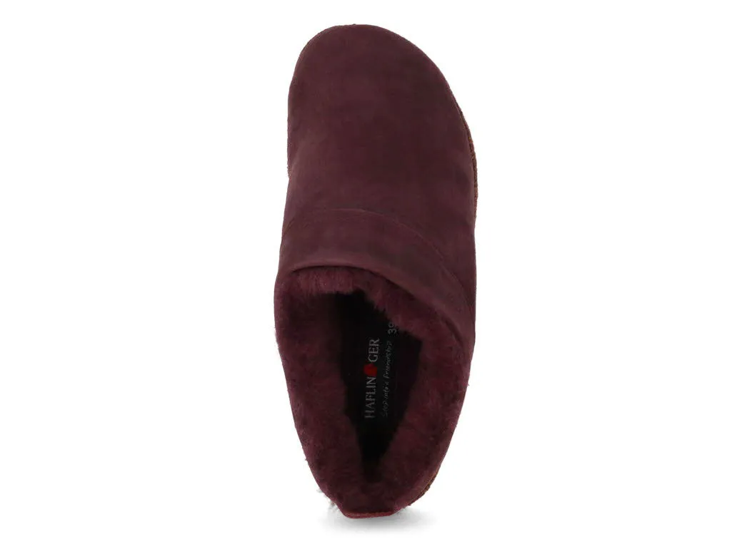 HAFLINGER Clog | Snowbird, Aubergine