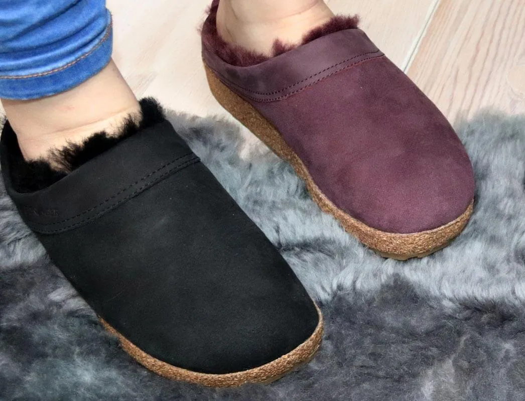 HAFLINGER Clog | Snowbird, Aubergine