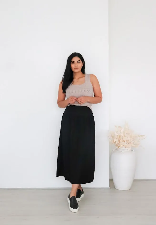 HAMILTON LINEN SKIRT SS22