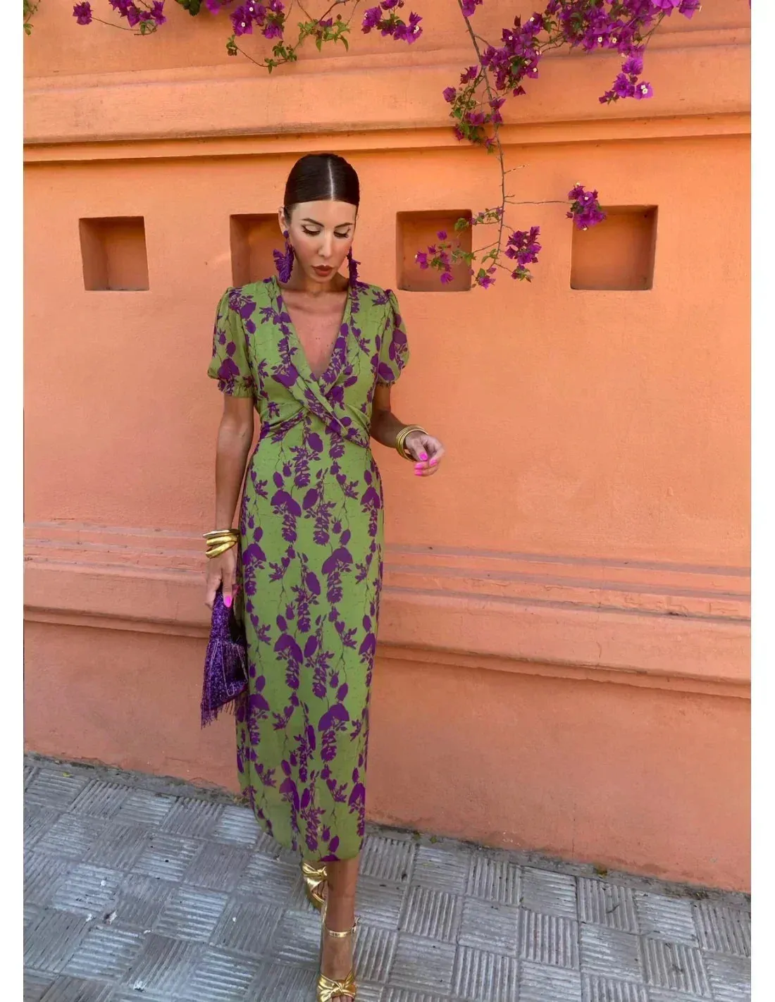 Hariette | Refined Floral Dress
