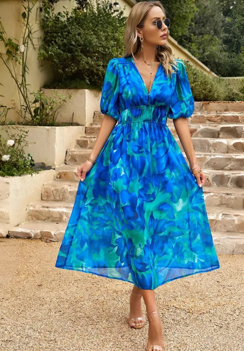 HAYLEY - FLOWER PRINT DRESS