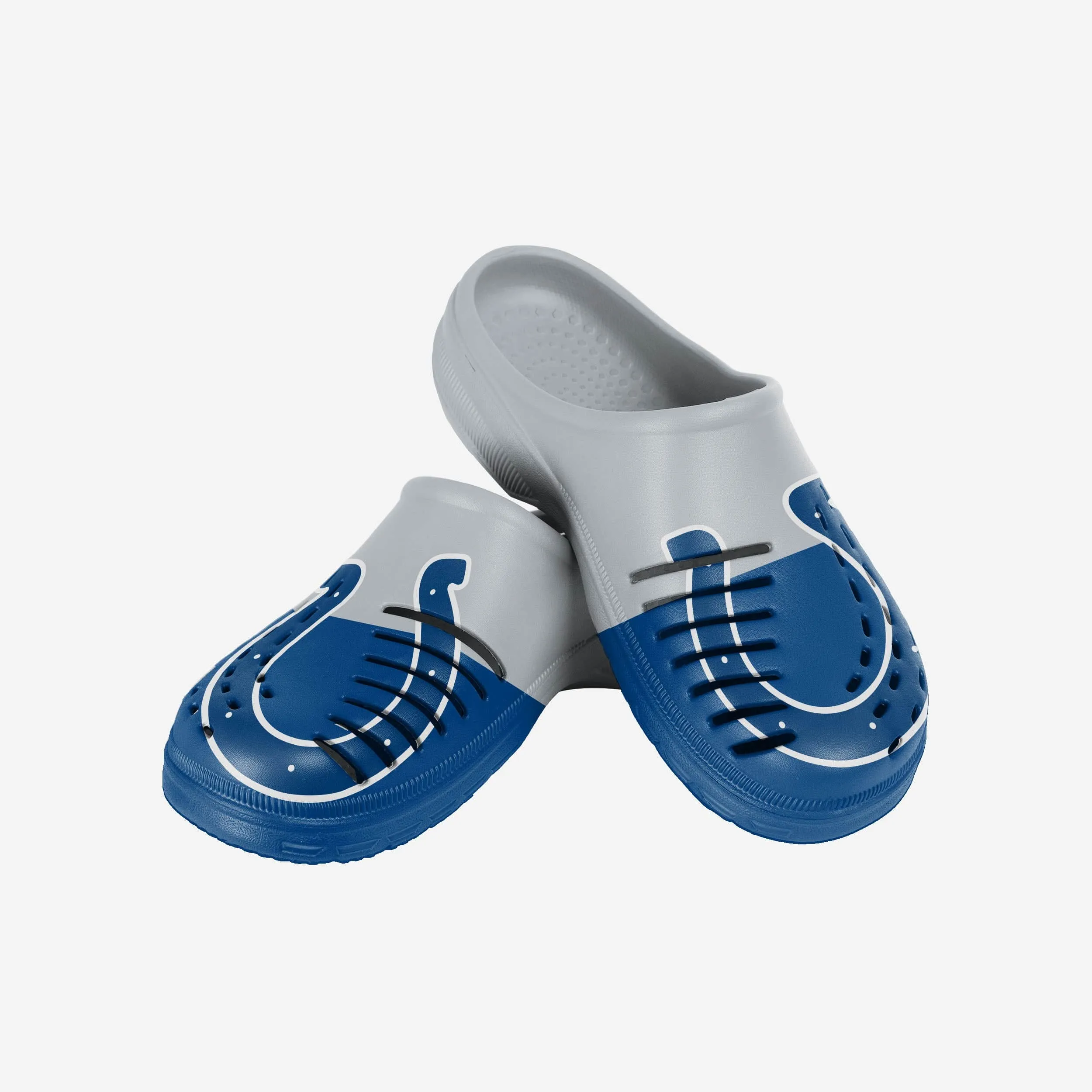 Indianapolis Colts Colorblock Big Logo Clog