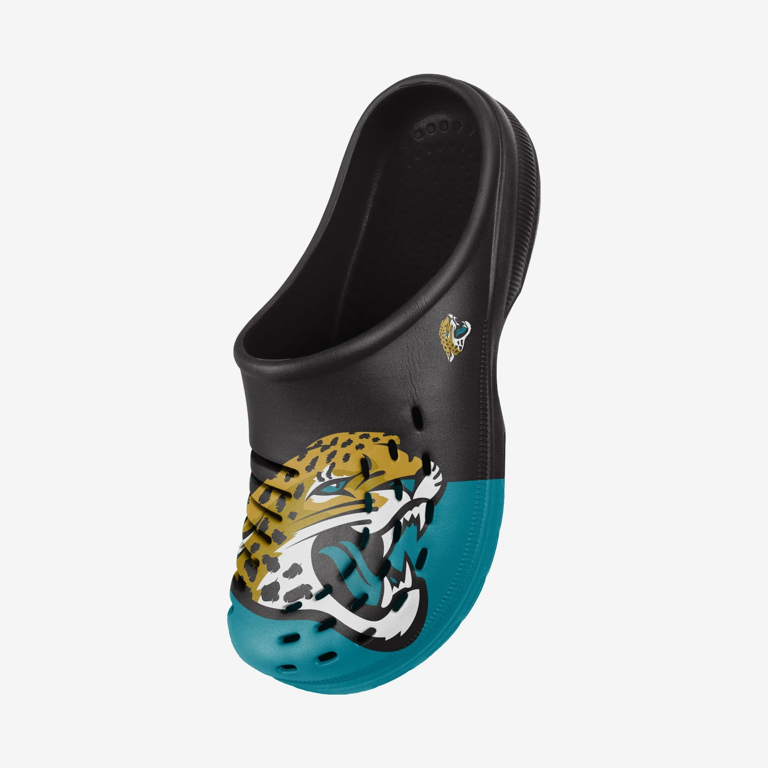 Jacksonville Jaguars Colorblock Big Logo Clog