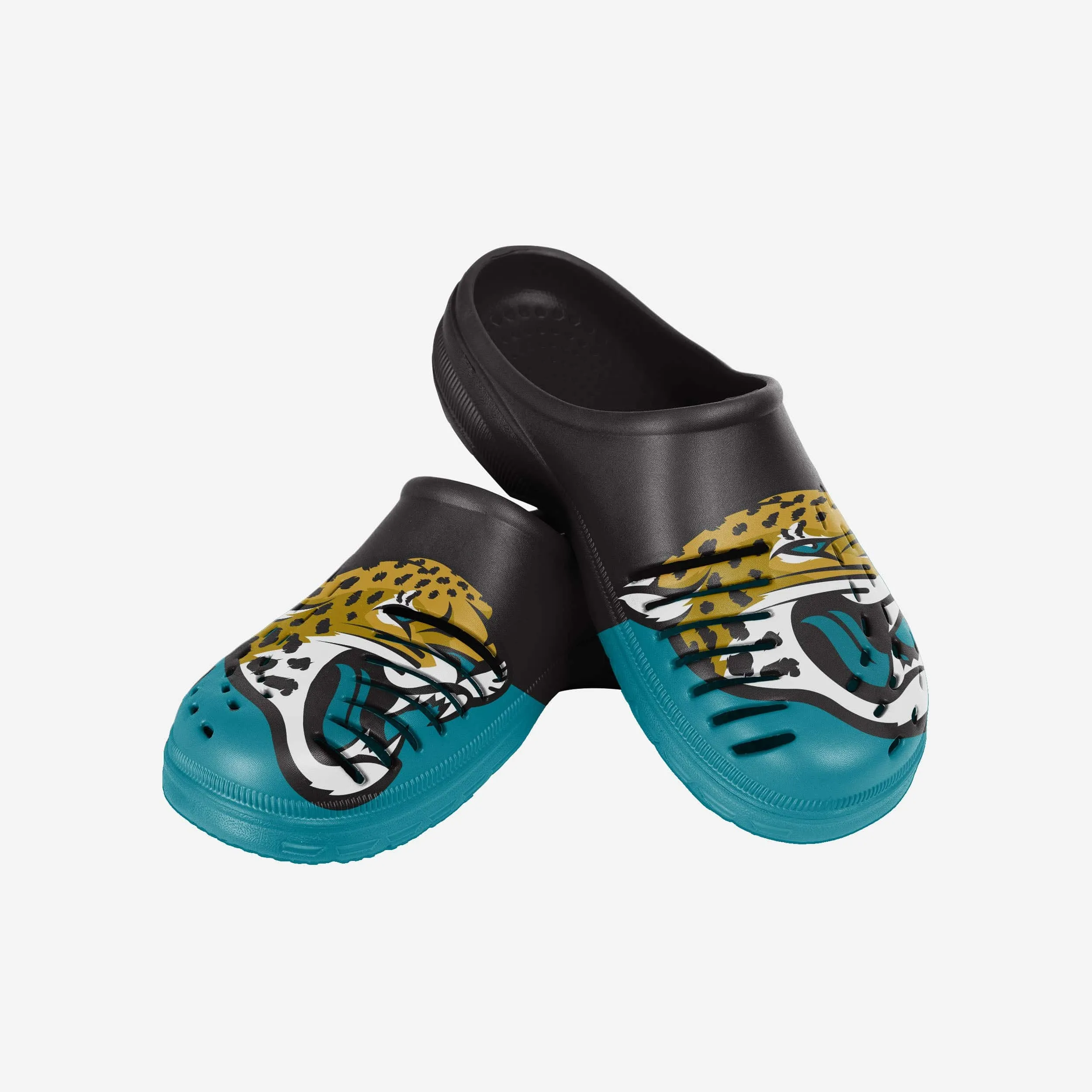 Jacksonville Jaguars Colorblock Big Logo Clog