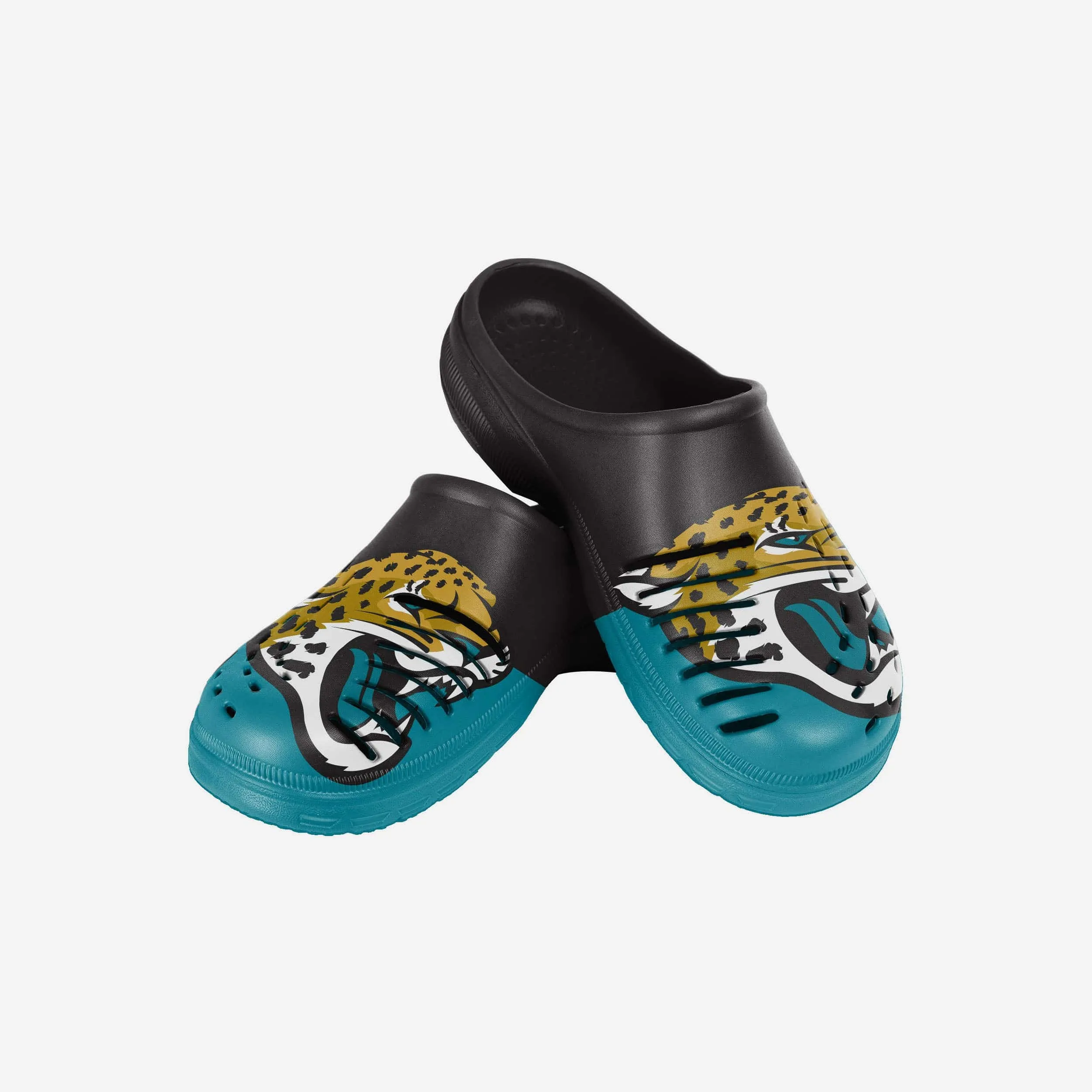 Jacksonville Jaguars Youth Colorblock Big Logo Clog