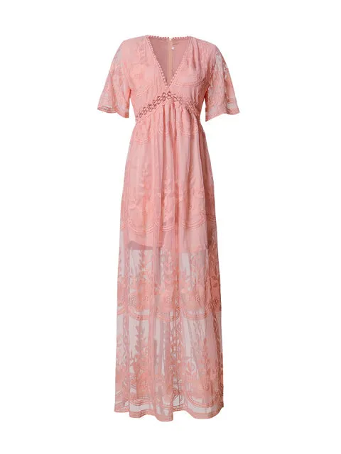 Jasmine | Women's Summer Lace Dress | Maxi