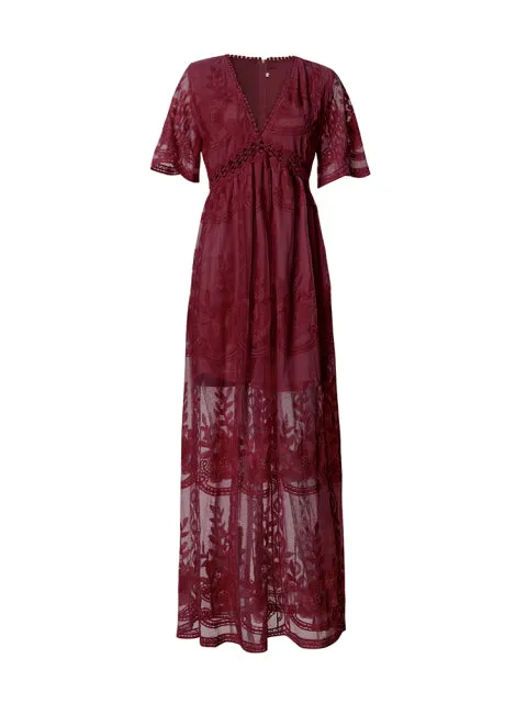 Jasmine | Women's Summer Lace Dress | Maxi