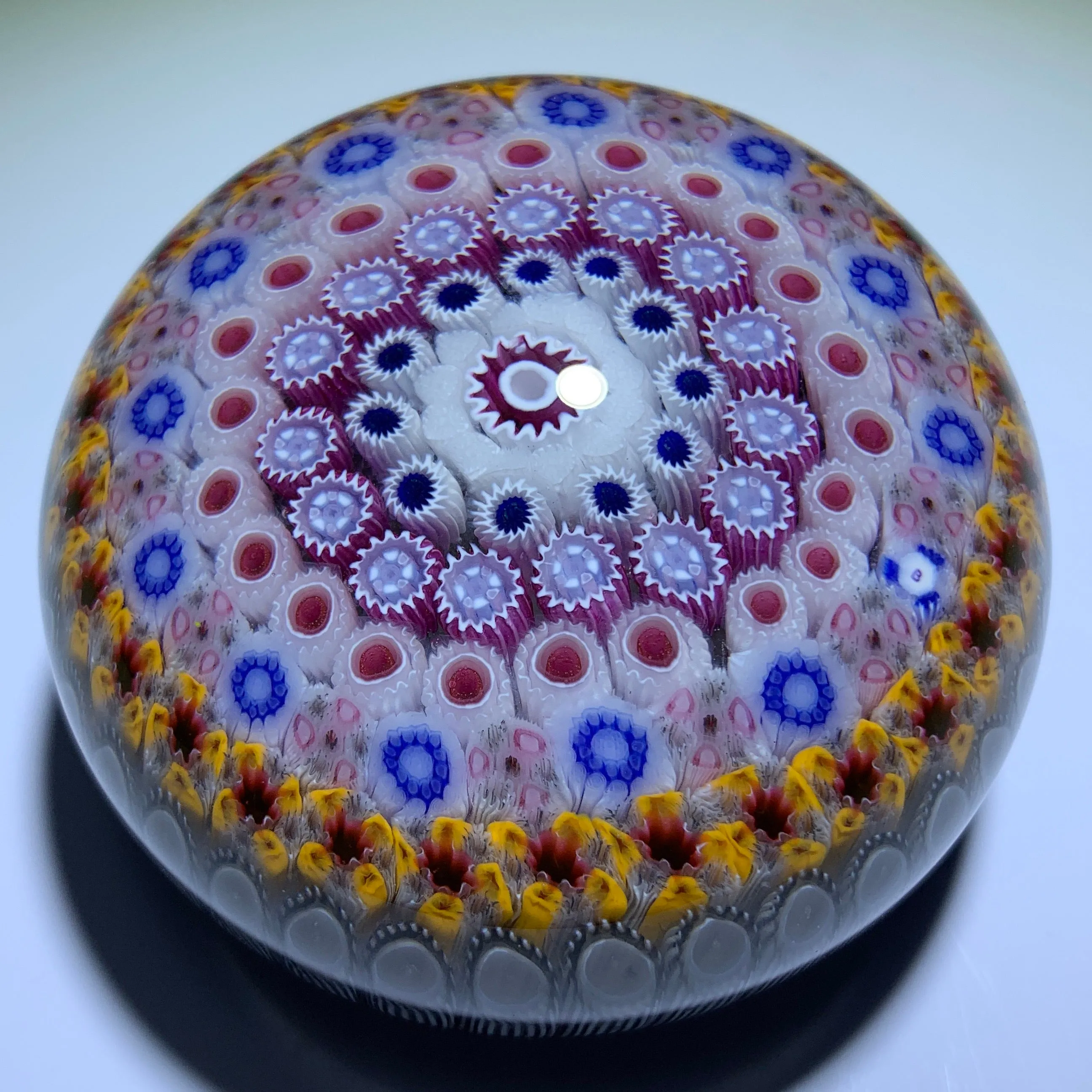 Jim Brown 2003 Complex Concentric Millefiori in Staves