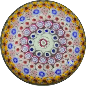 Jim Brown 2003 Complex Concentric Millefiori in Staves