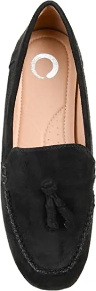 Journee Collection Women's Comfort Foam™ Meredith Flat Black 9.5 Medium Womens US