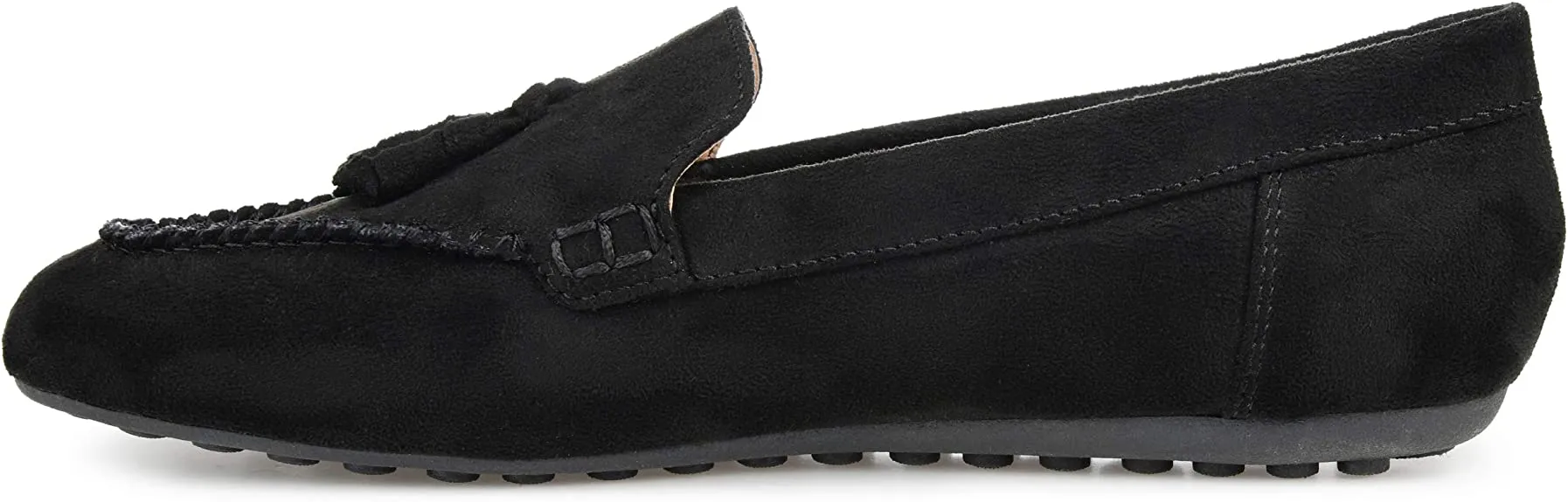 Journee Collection Women's Comfort Foam™ Meredith Flat Black 9.5 Medium Womens US