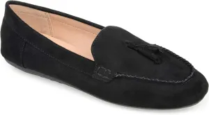 Journee Collection Women's Comfort Foam™ Meredith Flat Black 9.5 Medium Womens US