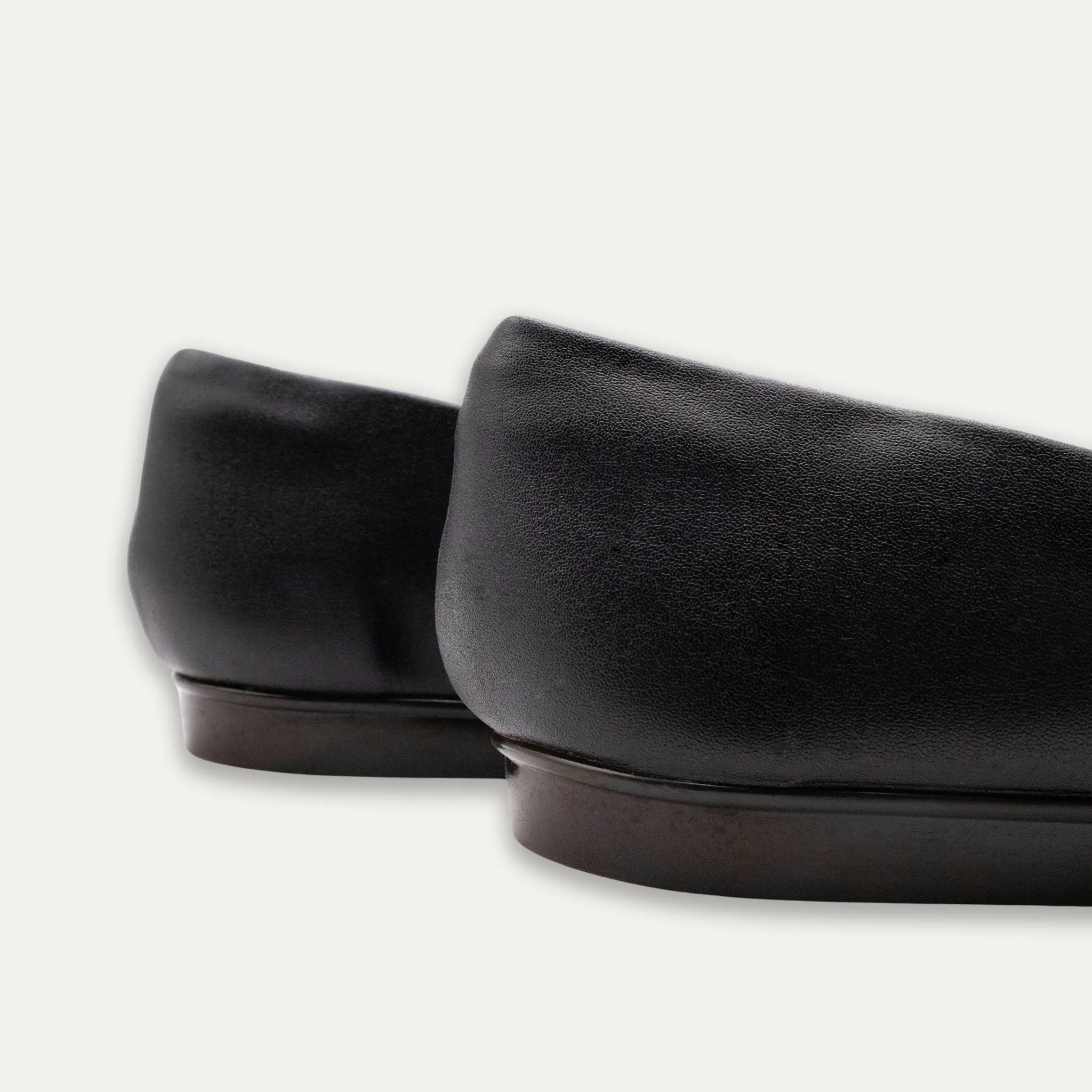 Julie Crystal Lazo Black Ballet Flats
