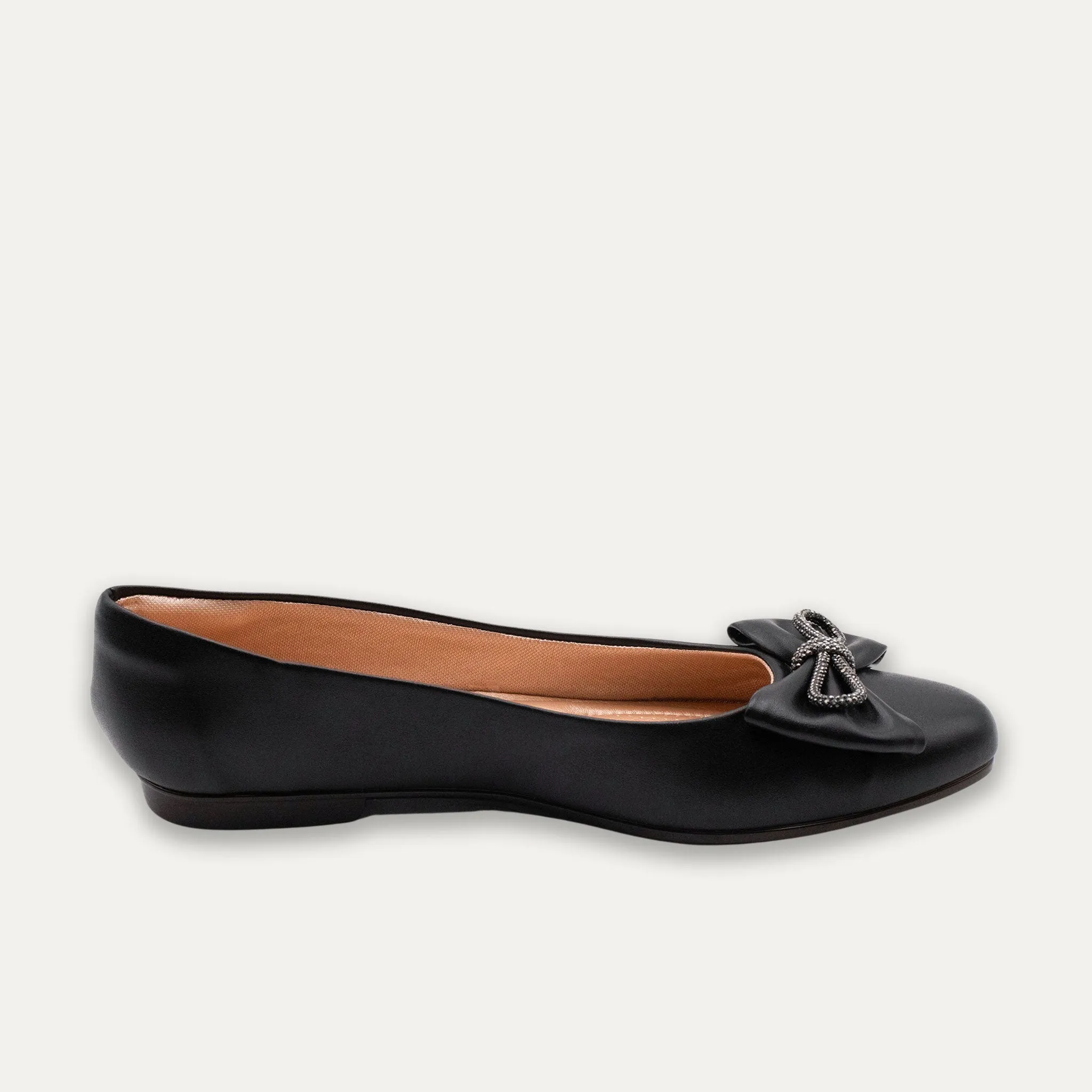 Julie Crystal Lazo Black Ballet Flats
