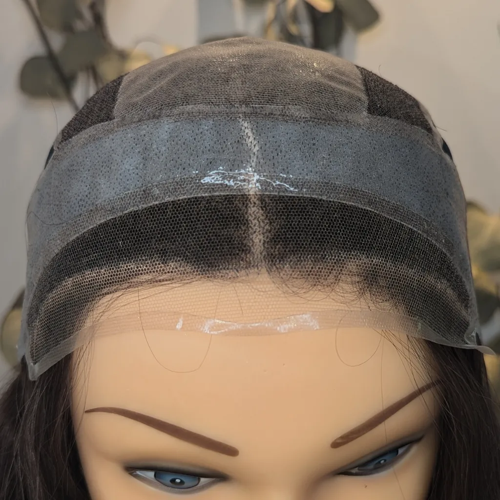 Lace Front Human Hair Wig | 14"/20" Inch Dark Brown