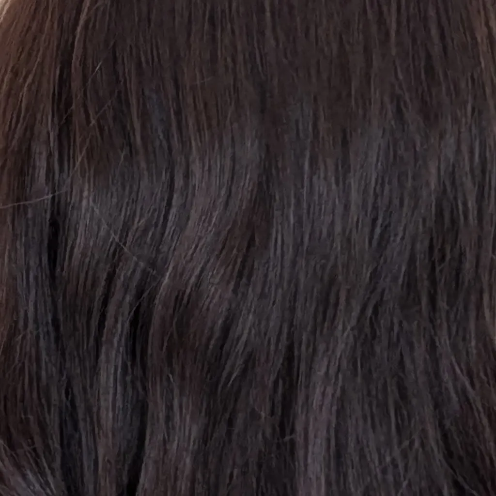 Lace Front Human Hair Wig | 14"/20" Inch Dark Brown