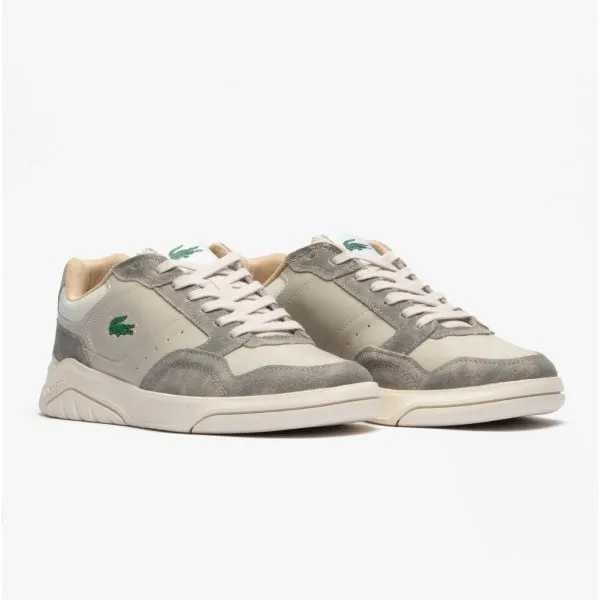 Lacoste GAME ADVANCE LUXE 2222 Mens Trainers Light Grey/Off White