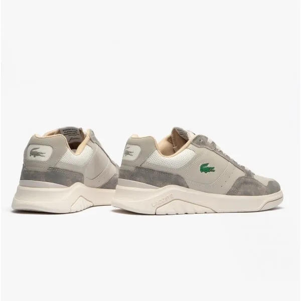 Lacoste GAME ADVANCE LUXE 2222 Mens Trainers Light Grey/Off White