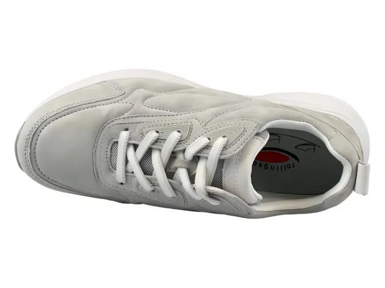 Lazy Light Grey Casual Trainers