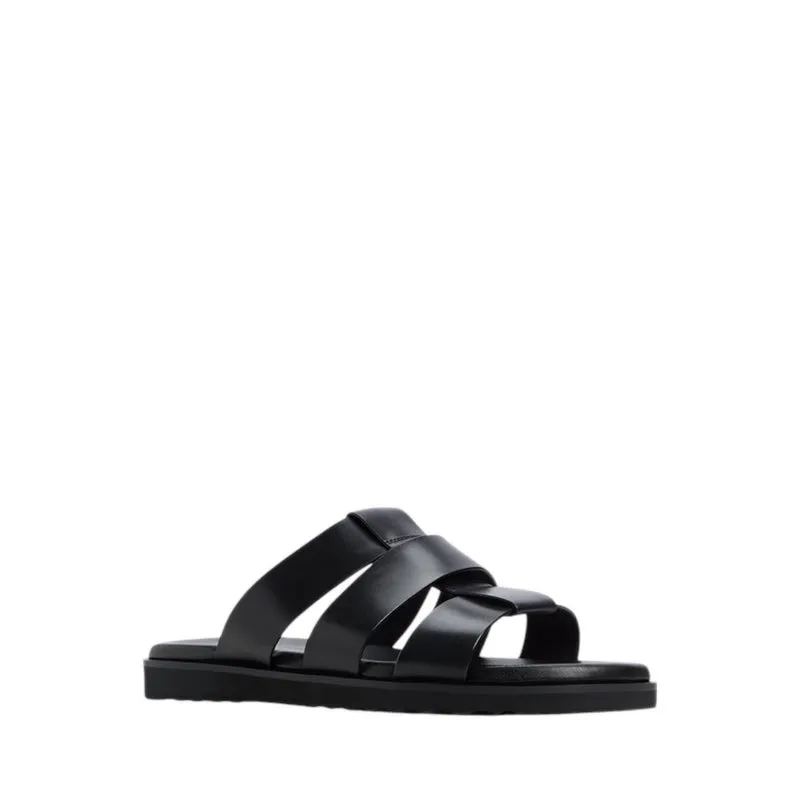LIGHT FLAT SANDALS - BLACK