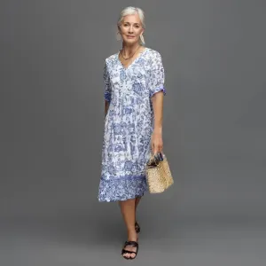 Lucinda | Elegant maxi dress with floral print