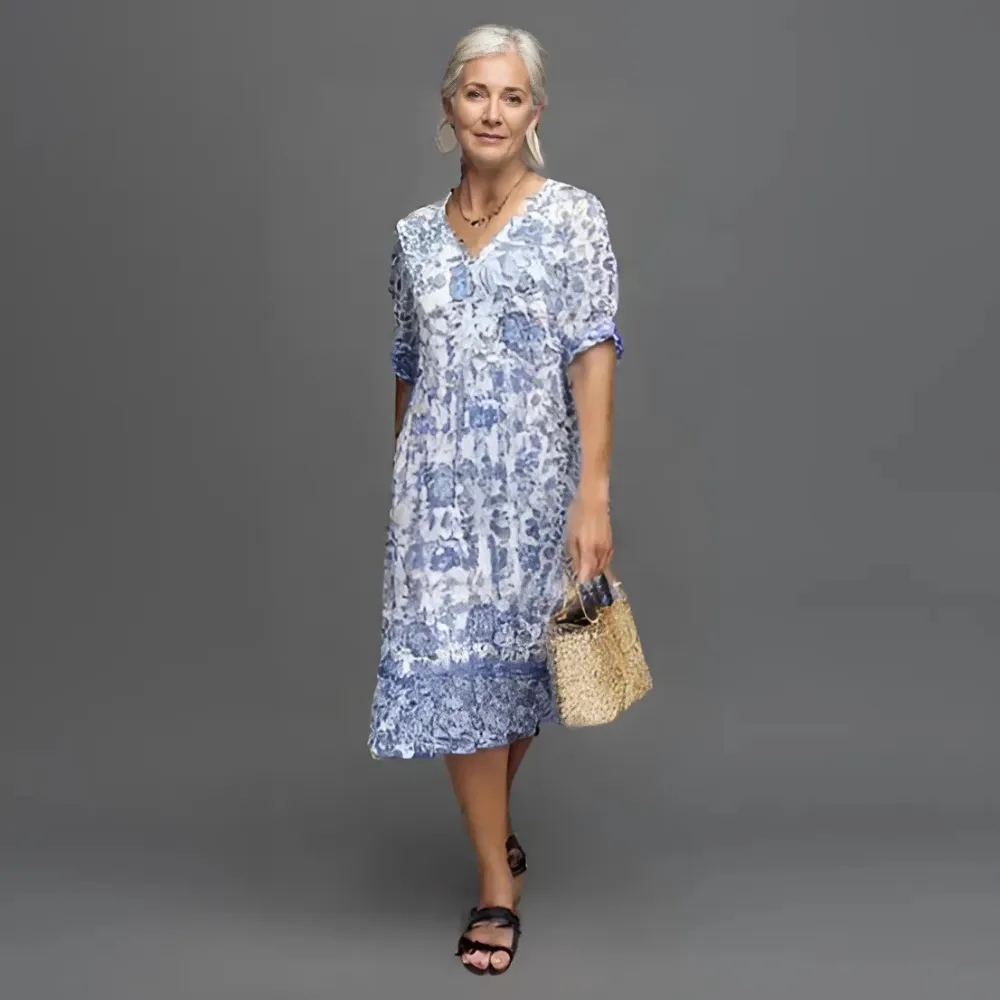 Lucinda | Elegant maxi dress with floral print