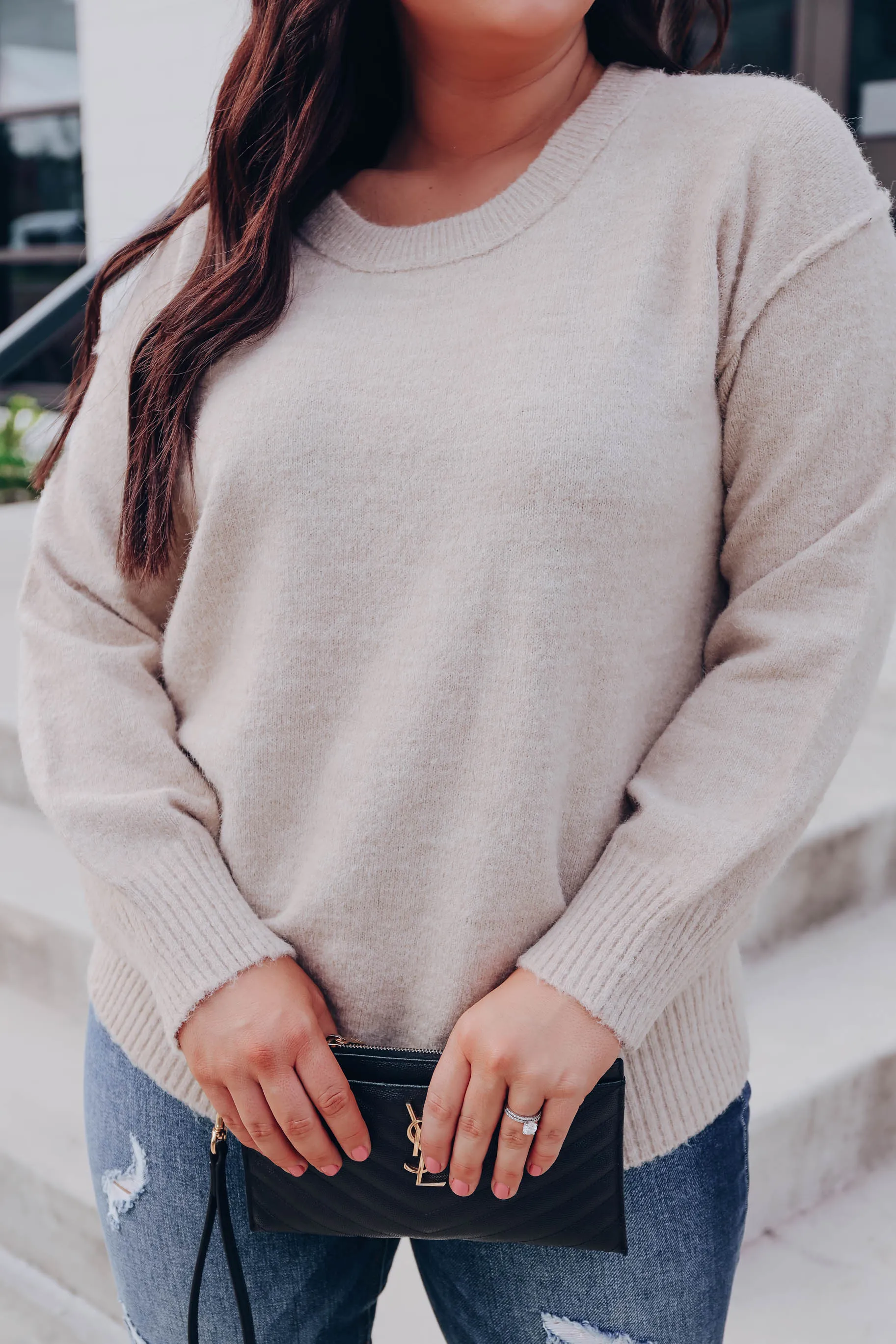 Makayla Pullover Sweater - Cream