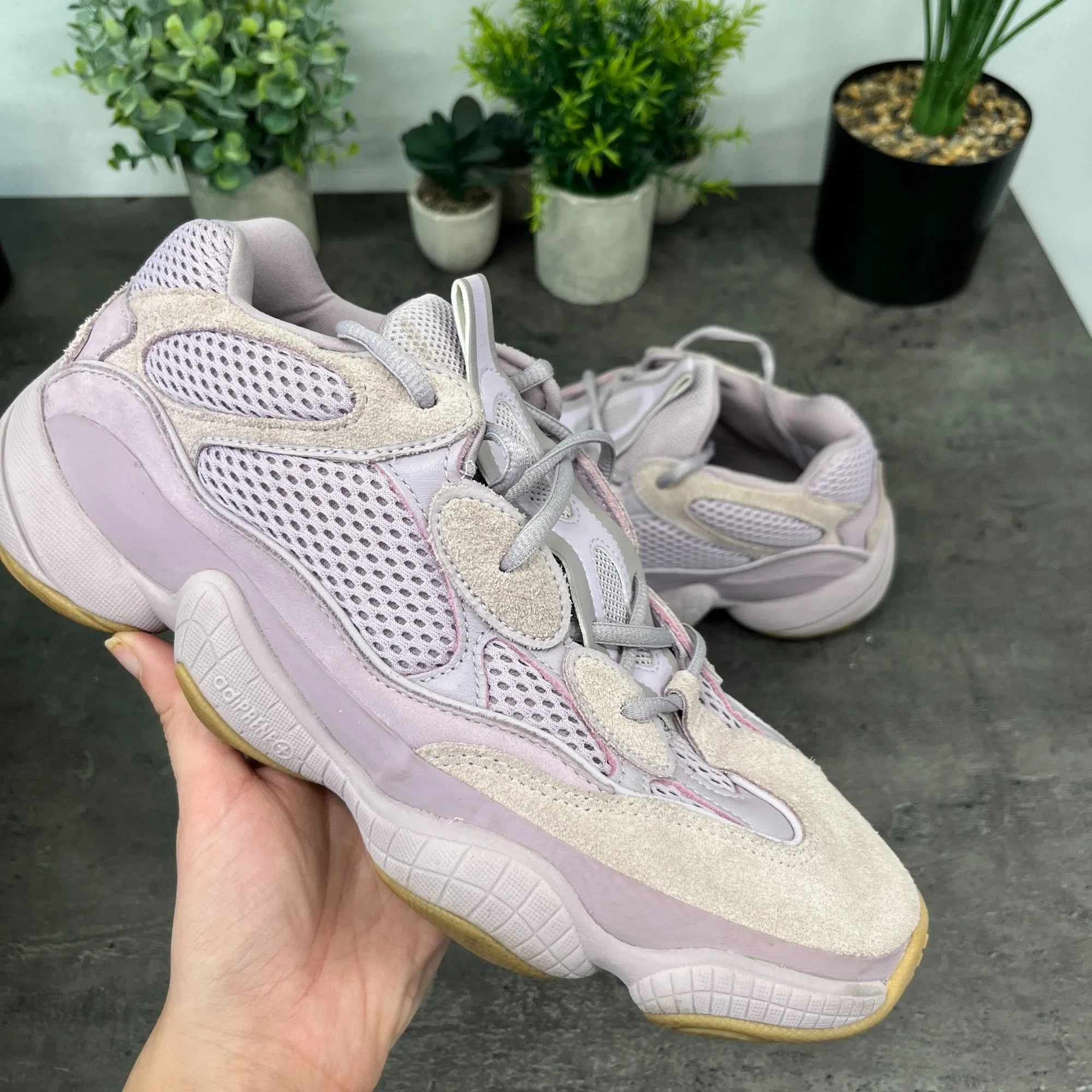 Men's 500 Low Trainers Purple Size EU 43.5 / UK 9.5