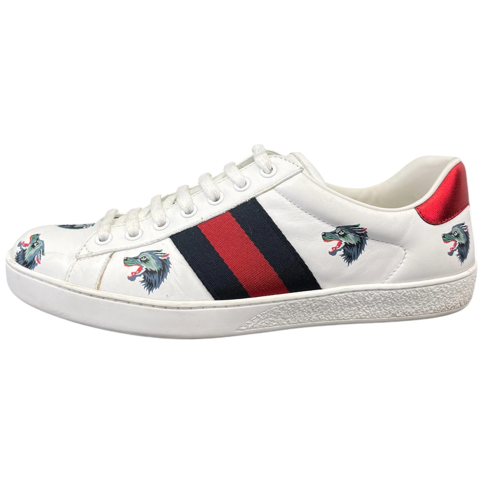 Men's Ace Wolf Low Trainers White Size EU 41 / UK 7
