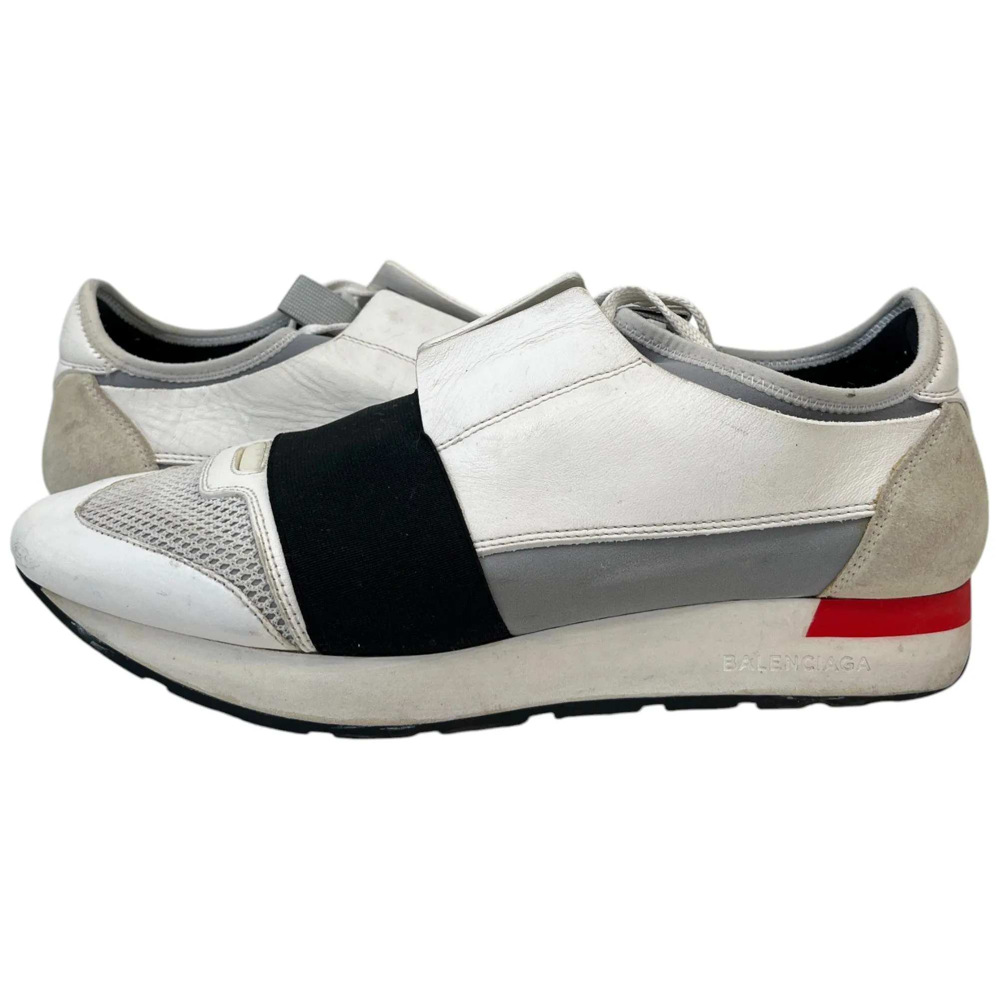 Men's Race Runner Low Trainers White Size EU 40 / UK 6