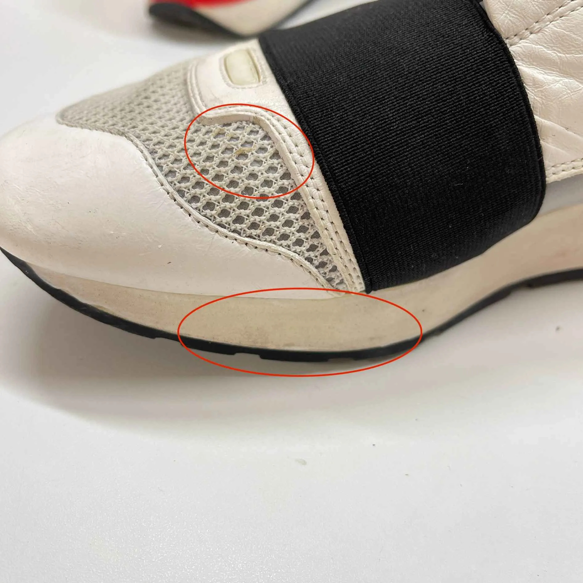 Men's Race Runner Low Trainers White Size EU 40 / UK 6