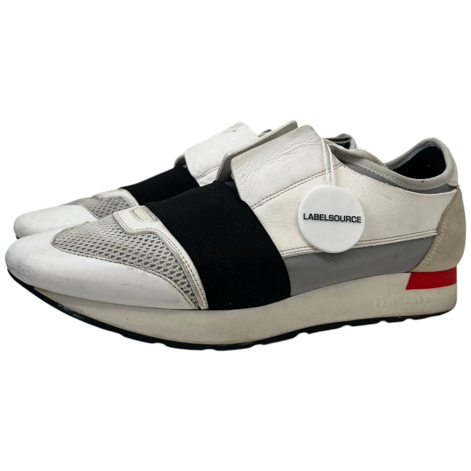 Men's Race Runner Low Trainers White Size EU 40 / UK 6