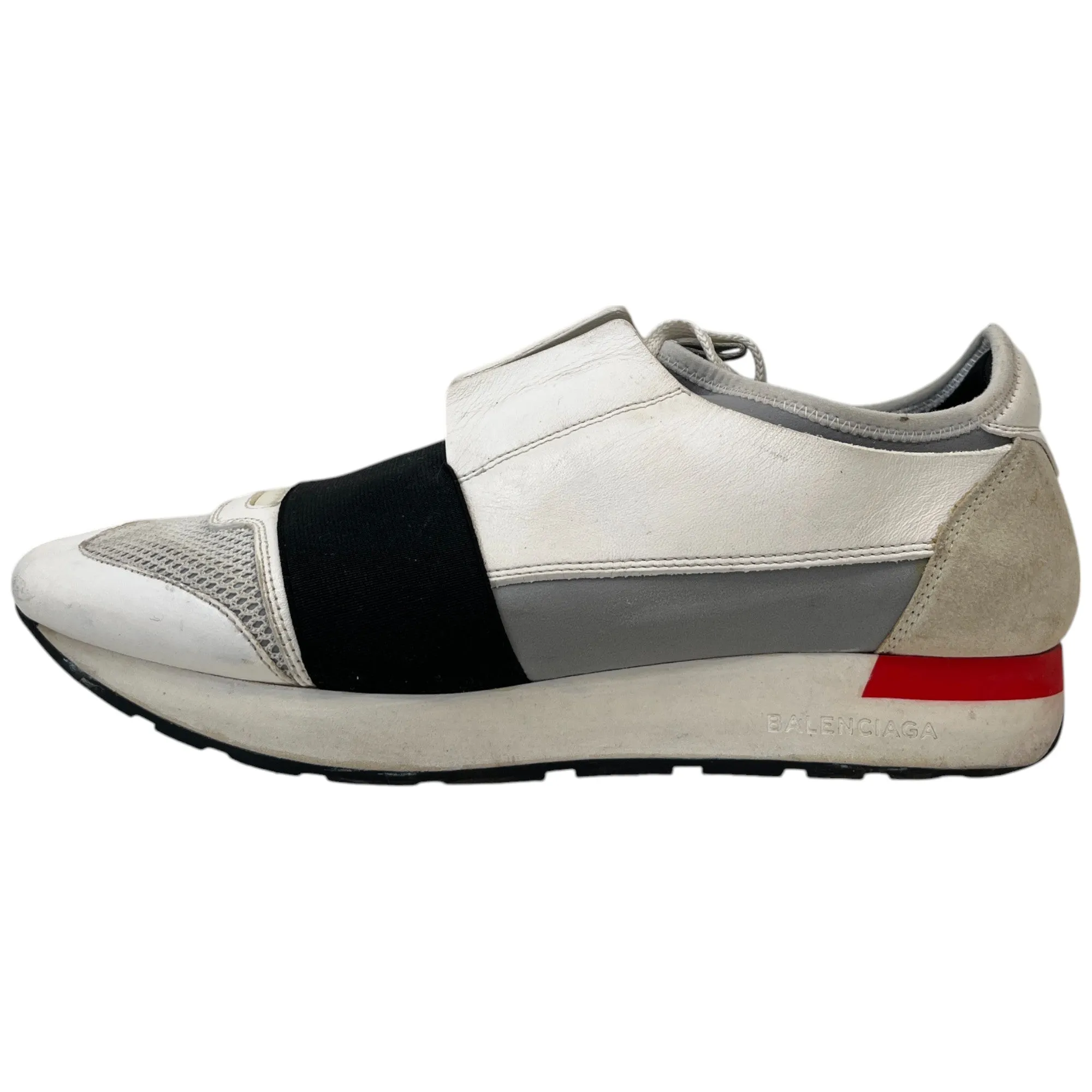 Men's Race Runner Low Trainers White Size EU 40 / UK 6